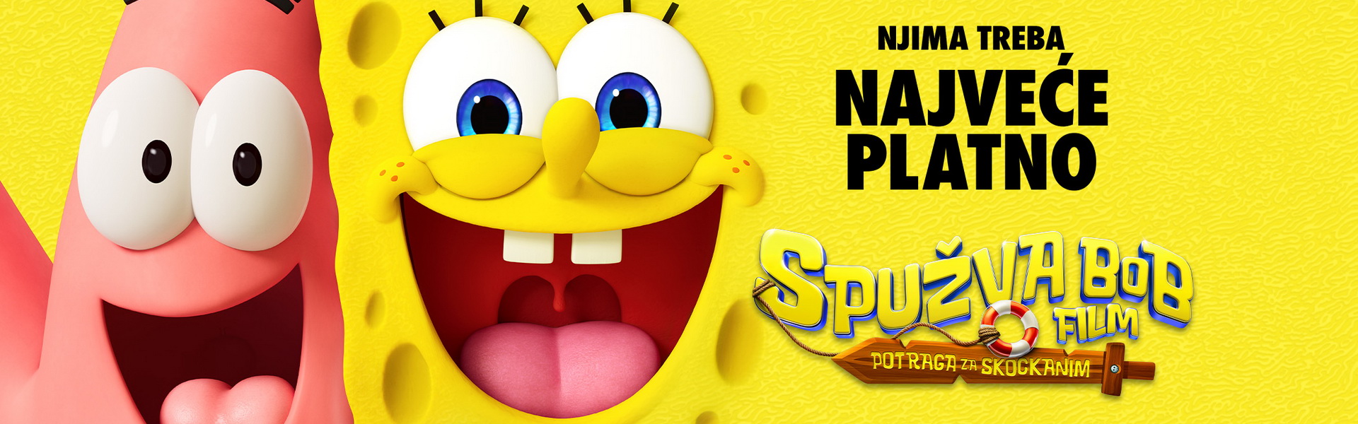 SPUŽVA BOB 4: POTRAGA ZA SKOCKANIM / The Spongebob Movie Search For Squarepants
